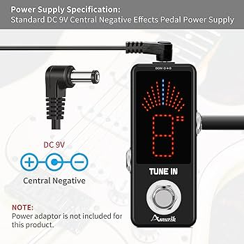Amazon.com: Amuzik Guitar Tuner Pedal High Precision Guitar